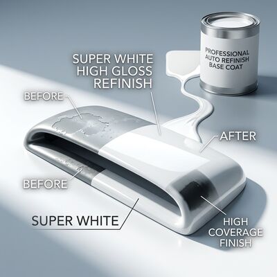 1L Refinish Clear Coat Auto Base Car Paint