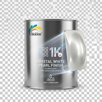 Crystal White 1K Car Paint Basecoat Anti Oxidation Acrylic material And Anti-Corrosion