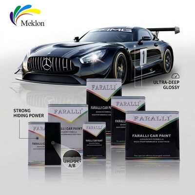 Car Paint Automotive Coating 1k Solid Color Basecoat Special Black Auto Color Tinter