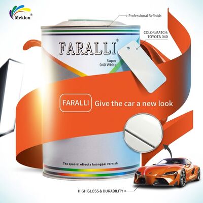 Professional Finish With Toyota 040 Super White Refinish Car Paint