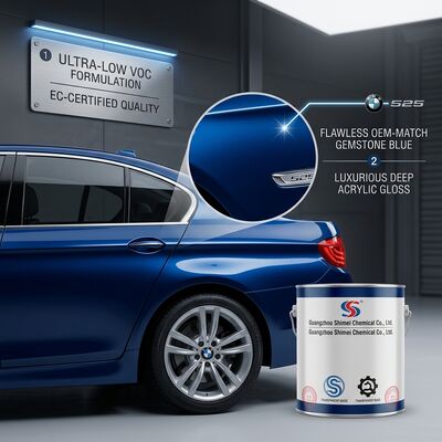 Gemstone Blue Refinish Car Paint Glossy Finish 1L For BMW 525 2015+ 467