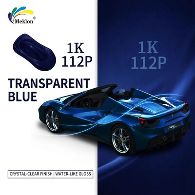 China Popular 1K Transparent Blue Automotive Refinish Paint For Car Surface Protection