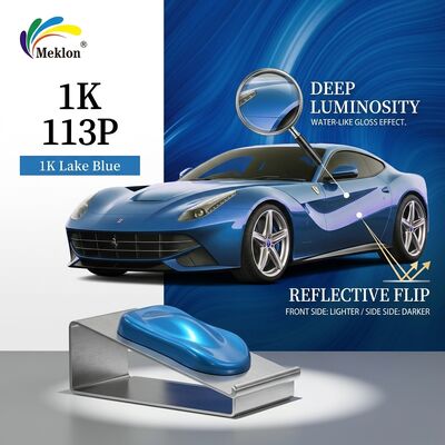 1K Lake Blue Automotive Refinish Paint With High Solid Transparent Luminosity