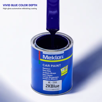 High Gloss 2K Blue Scratch Resistant Acrylic Urethane Basecoat Liquid Spray Paint for Refinish Repair