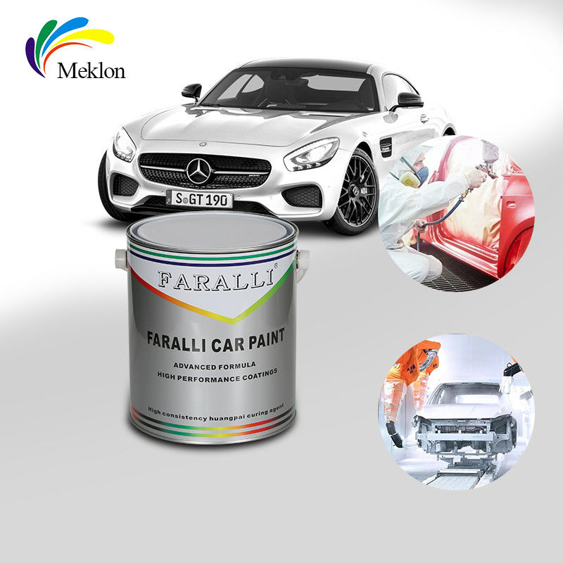 1K2K Car Repair Paint Solid Color Transparent Topcoat Car Paint Efficient And Fast Drying