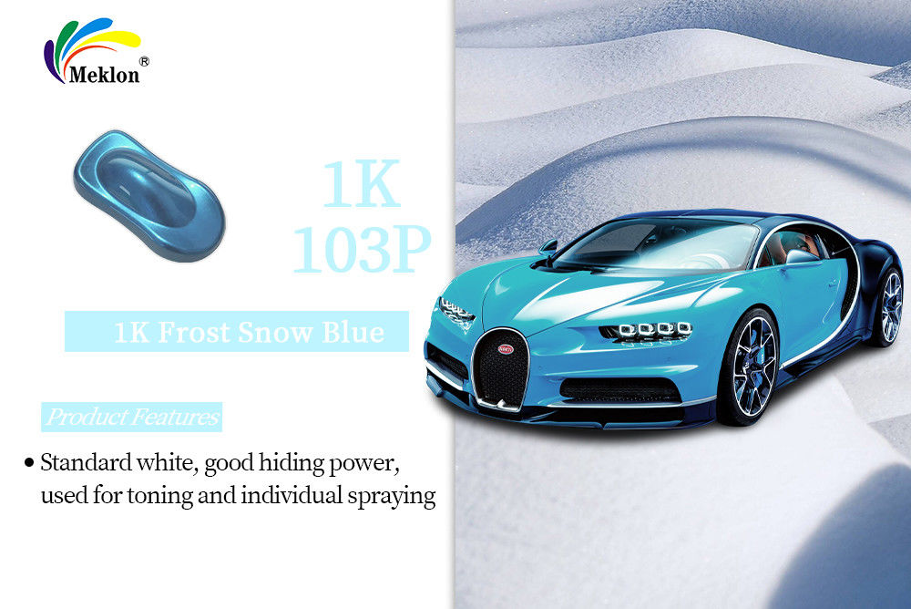 Good Gloss 1K Frost Snow Blue Color Tinters Car Coating Repair Auto Refinish Paint