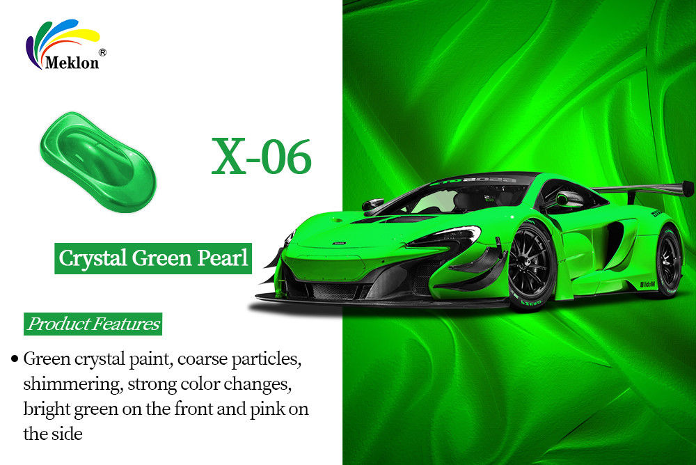 Crystal Green Car Pearl Paint With High Performance And Gloss, Waterproof And Scratch Resistant