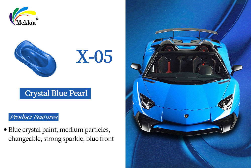 1K Crystal Blue Pearl Paints: Long Lasting Bright Color & Weathering Resistance