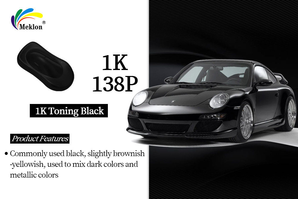 1K Mixing Black Gloss Acrylic Solid Colours Car Paint: Advanced Color Mixing System