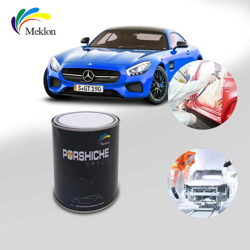 Nontoxic Metallic Silver Car Paint Waterproof Stable Sparkly Blue Color