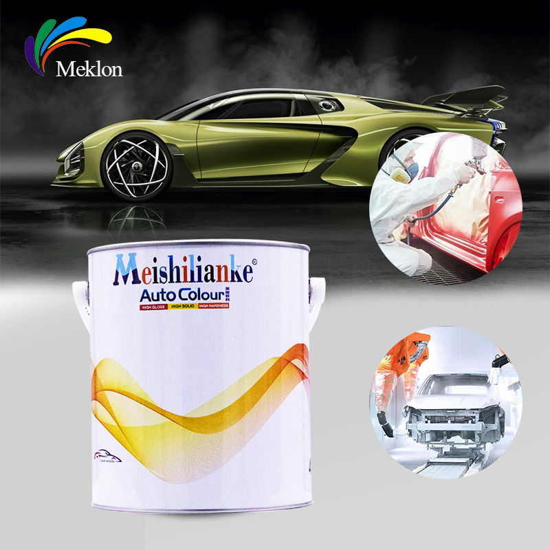 Blue Mildewproof Solid Color Car Paint Alkali Resistant Stable