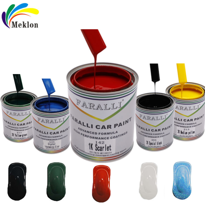 Red Car Paint Presents Bright For Auto Repair Fast Drying Time of Only 30 Minutes