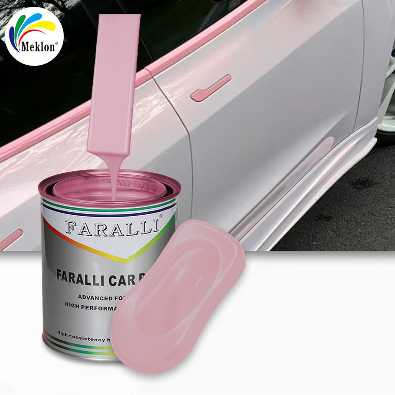 Highly Responsible Interference Red Pearl Color 1Lx12 Car Paint Basecoat For Spray