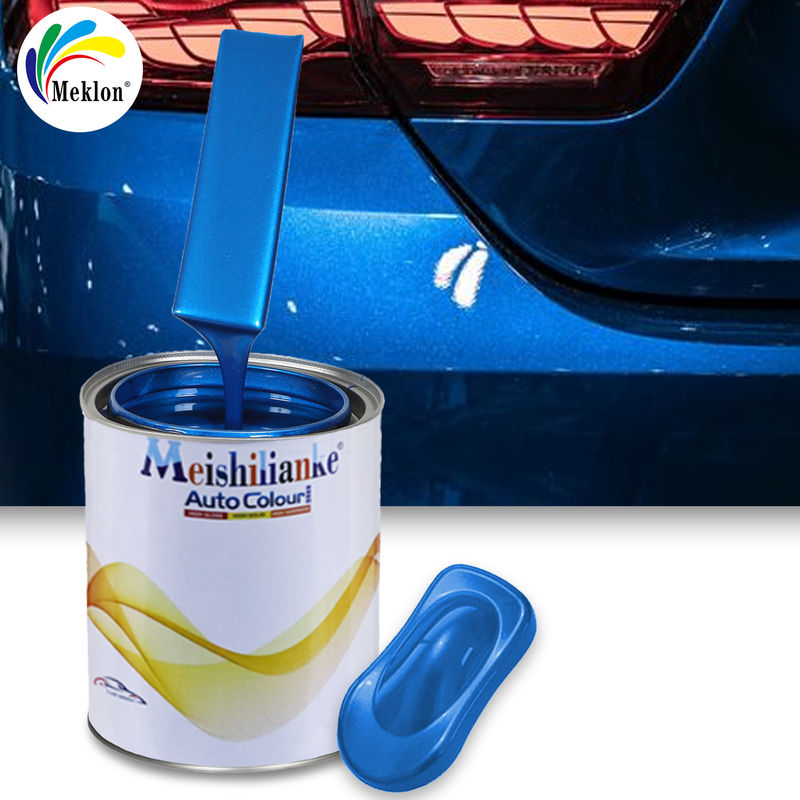 Acrylic Car 1K Base Paint Blue Color Acrylic Polymer Auto Paint Car Refinish Auto PU Color Polyurethane Spraying Paint