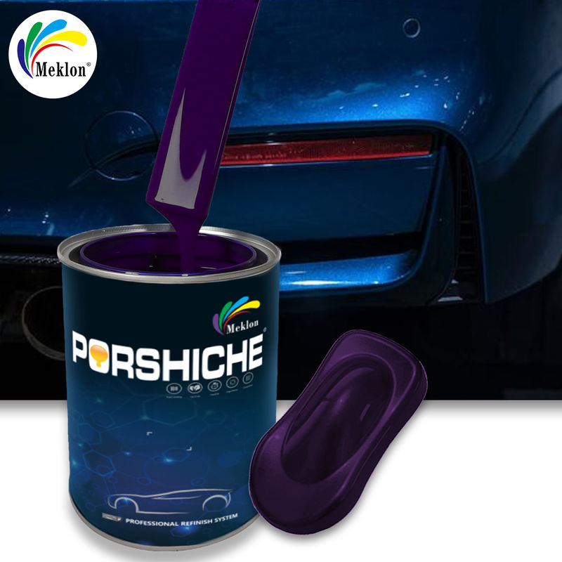1K Purple Color Paint Auto Coating Refinish Repair Tinting System Spray Autobody Paint
