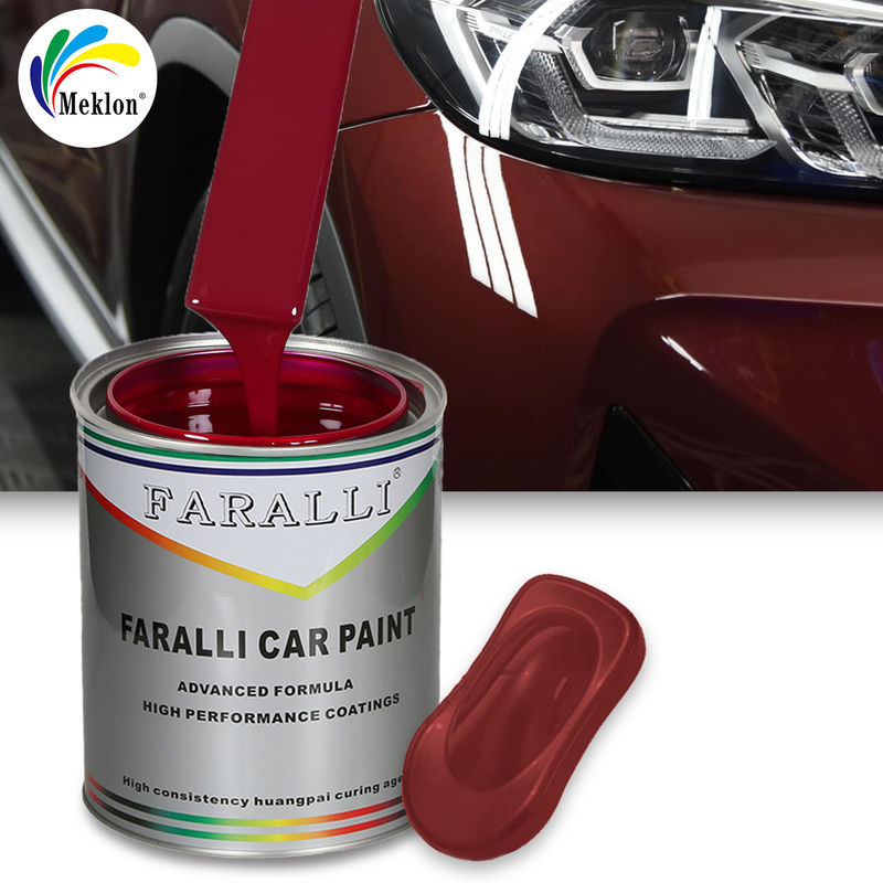 Wholesale Red High Performance Automotive Auto Refinish Repair Coating Car Paint Cooper Powder Car Paint Drying Time 2-3 Hours