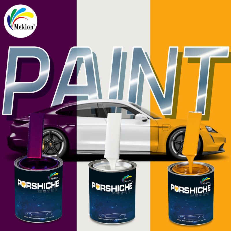Superior Adhesion And Durability With 1K High Gloss Car Paint 2K Solid Color Coating Basecoat Car Paint