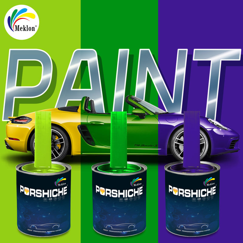 Good Quality 2K Basecoat Auto Car Paint Automotive Paint Pure Green Topcoat Automotive Paint Manufacturer
