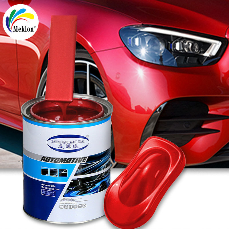 1K Red Car Refinish Paint Independent R D And Production Teams With Masterbatch Charts And Color Cards