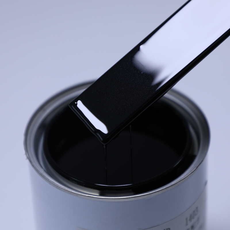 MK204 Ultra Black With Blue Undertone Ceramic Paint With UV Resistance And High Gloss Large Manufacturer Automotive Car Paint