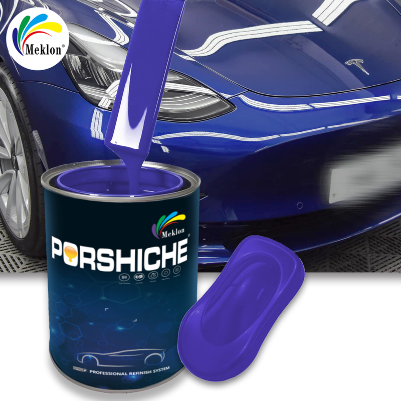 1K2K High-Quality Factory Grade Color Matching Wear-Resistant And Scratch Resistant Blue Purple Car Paint