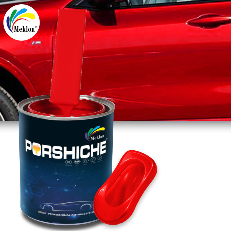 Basecoat High Gloss Mirror Effect Car Paint Automotive Paint 1K Big Red Car Repair Paint Pure And Full Color Supplyer