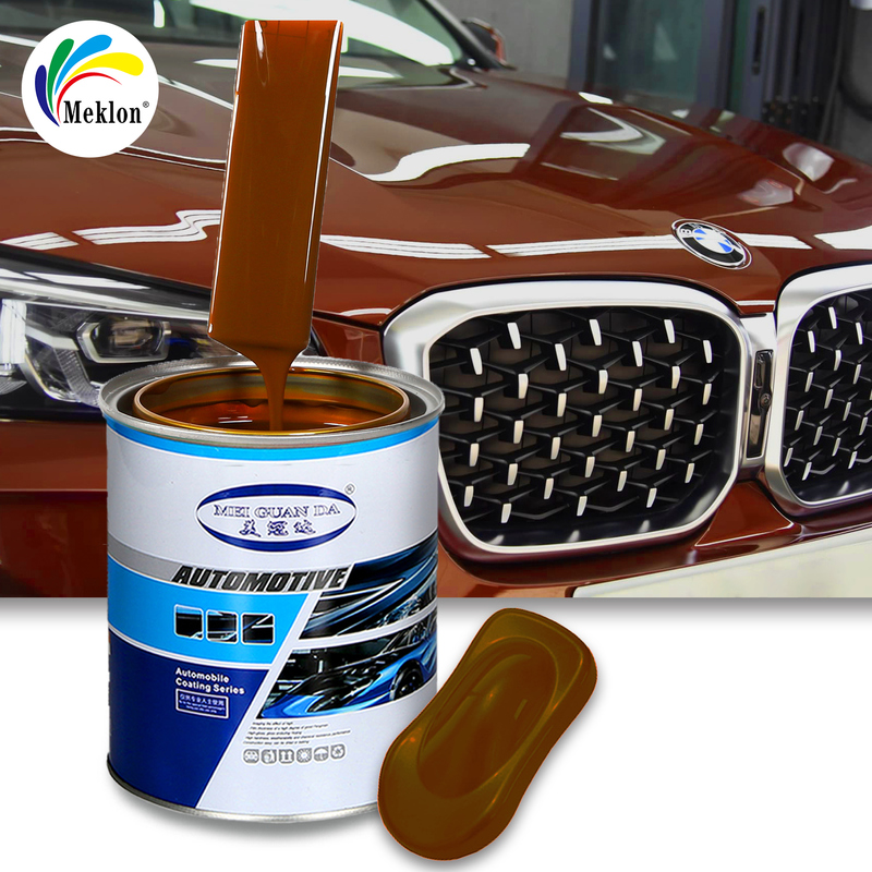 Experience The Difference With Meklon Ready Mixed Car Paint For Audi LS8S Brown