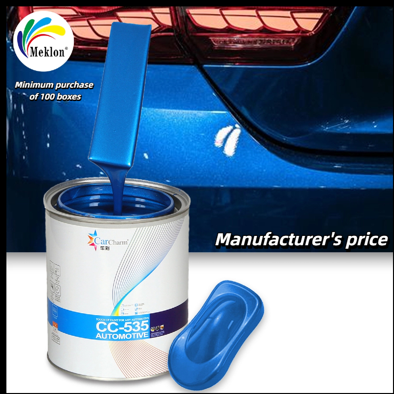 MSDS Glossy Ready Mixed Car Paint Multifunctional Titanium Air Gold Color