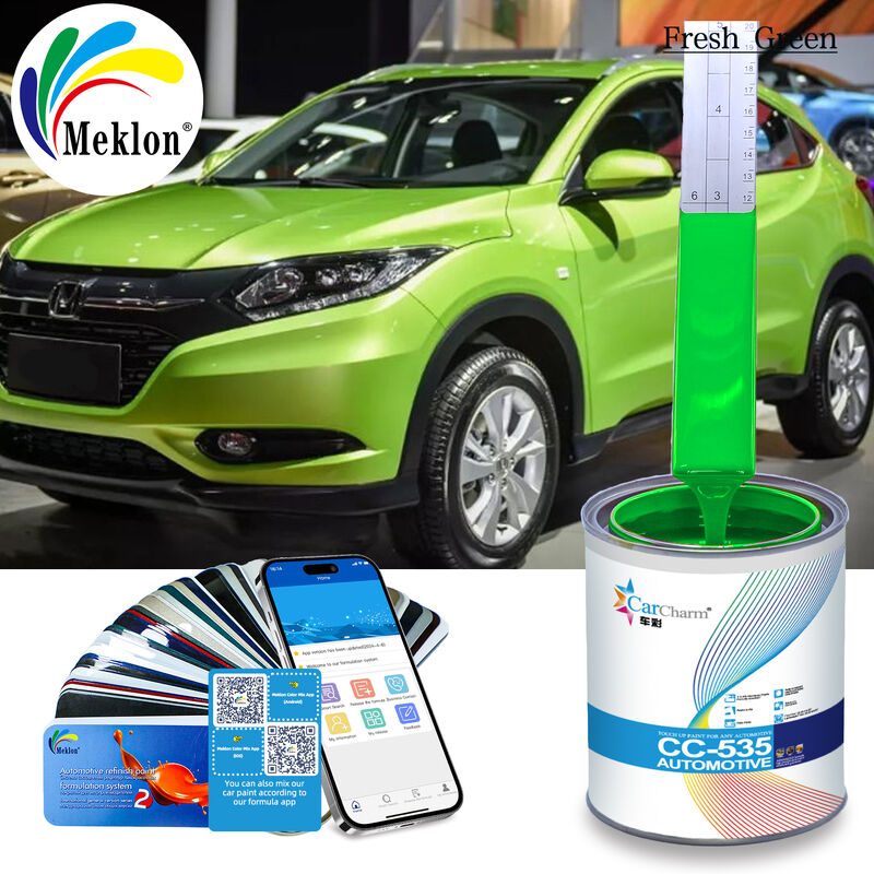 Durable Harmless Bright Green Car Paint Weatherproof Ready Mixed Car Spray Paint