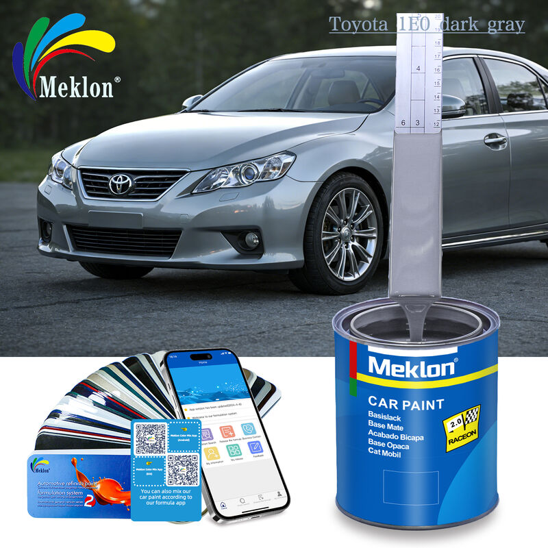 Toyota 1E0 Refinish Car Paint For Stunning Dark Gray Color Auto Paint Repair