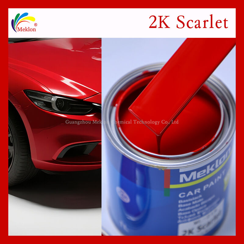 2K Scarlet Acrylic Car Paint for Auto Repair & Renovation