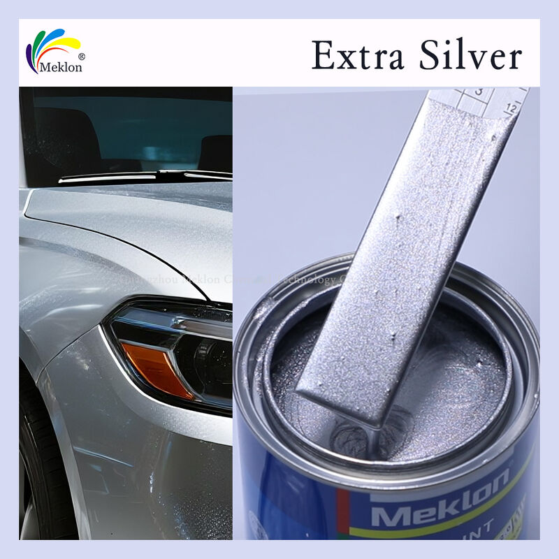 Car Repair Paint 410 Extra Silver 1L Acrylic Metallic Precision Mixing Factory 7-14 Days