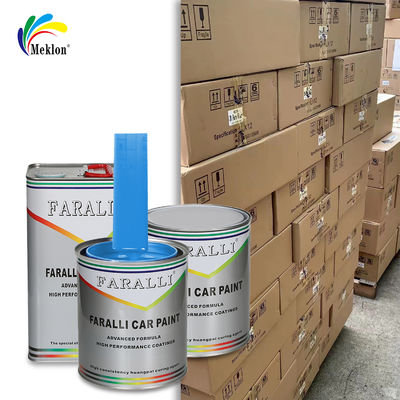 1K Frost Snow Blue Gloss Acrylic Solid Colours Auto Paint For Used Car Body Repair