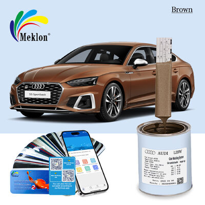 Meklon Auto Coat Audi LZ8W Models Brown Ready Mixed Car Paint