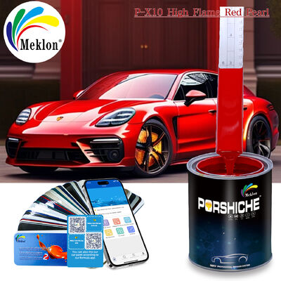 Nontoxic Red Pearl Auto Paint Multiscene Fade Resistant Pearlized Car Paint