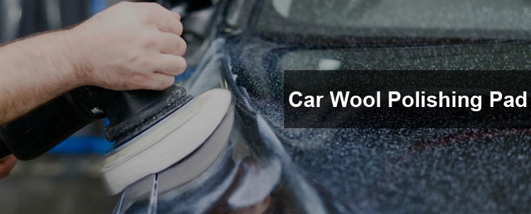 Yellow White Wool Pad For Car Polishing , Multipurpose Car Cleaning Supplies 0