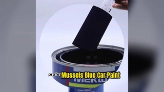 Mussels Blue Car Paint OE Finish