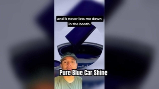 Pure Blue Car Paint High Gloss Finish