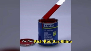 Rich Red Acrylic Car Paint Long Lasting Gloss