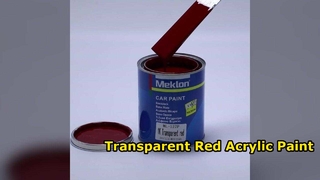 Transparent Red Car Paint High Gloss